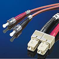 Fiber Patch кабел, 5.0 м, тип ST/SC, Duplex, Multimode 62, 5/125µm