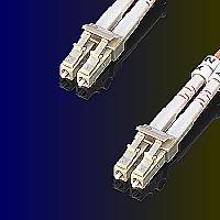 Fiber Patch кабел, 1.0 м, тип LC/LC, Duplex, Multimode, 62, 5/125µm, 3.0 мм, оранжев цвят