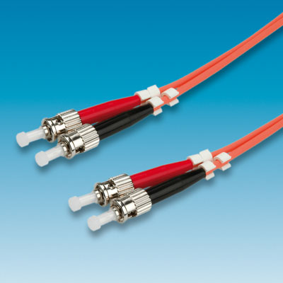 Fiber Patch кабел, 1.0 м, тип ST/ST, Duplex, Multimode 62, 5/125µm