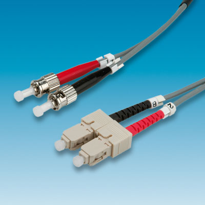 Fiber Patch кабел, 1.0 м, тип ST/SC, Duplex, Multimode 50/125µm