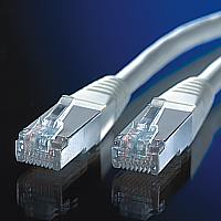 VALUE FTP Patch кабел Cat.5e, 0.5 м, AWG26, сив цвят